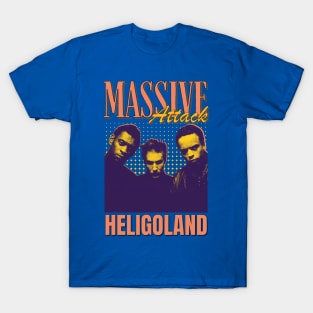 Massive Attack Vintage 1988 // Heligoland Original Fan Design Artwork T-Shirt